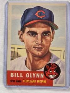 lot 627 image: Bill Glynn 1953 Topps #171 Vintage Baseball Card