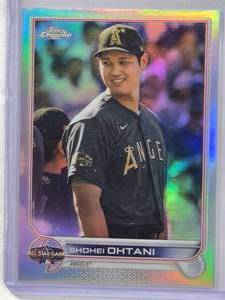 lot 628 image: Shoehei Ohtani 2022 Topps Chrome Refractor All Star Game ASGC-16 Update Series