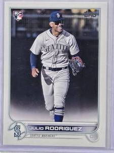 lot 641 image: Julio Rodriguez Rookie Variation 2022 Topps #659 Complete Sets
