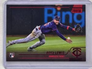 lot 643 image: Royce Lewis Rookie Red SP 2022 Topps Stadium Club #57