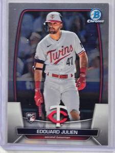 lot 645 image: Edouard Julien Rookie 2023 Bowman Chrome #1