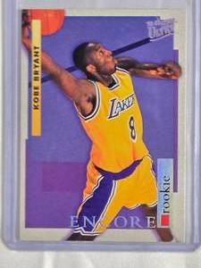 lot 303 image: Kobe Bryant Rookie 1997 Fleer Ultra #266 Encore - LA Lakers