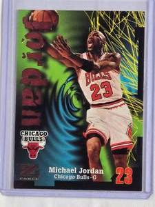 lot 304 image: Michael Jordan Rookie 1997 Skybox Z-Force #23 Chicago Bulls