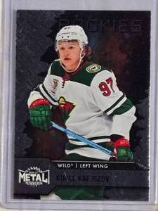 lot 316 image: Kirill Kaprizov Rookie 2020-21 Skybox Metal Universe #125 - Minnesota Wild