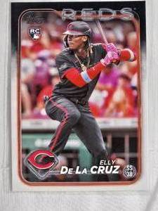 lot 40 image: Elly De La Cruz Rookie 2024 Topps #141 - Cincinnati Reds