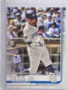 lot 53 image: Fernando Tatis Jr. Rookie 2019 Topps Update US56 - San Diego Padres