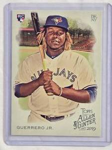 lot 57 image: Vladimir Guerrero Jr. Rookie 2019 Topps Allen & Ginter #278- Toronto Blue Jays