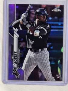 lot 66 image: Luis Robert Rookie 2020 Topps Chrome 60 Refractor -  Chicago White Sox