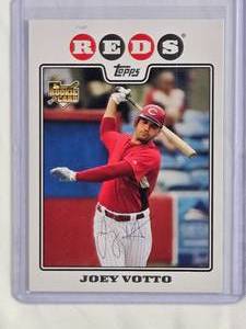 lot 73 image: Joey Votto Rookie 2008 Topps #319 - Cincinnati Reds
