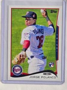 lot 76 image: Jorge Polanco Rookie 2014 Topps US-237  - Minnesota Twins