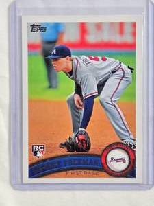lot 88 image: Freddie Freeman Rookie 2011 Topps #145 - Atlanta Braves