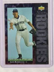 lot 114 image: Alex Rodriguez Rookie 1994 Electric Diamond Upper Deck #24 - Seattle Mariners