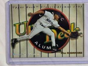 lot 117 image: Alex Rodriguez Rookie 1994 Upper Deck Electric Diamond #298 - Seattle Mariners