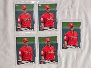 lot 123 image: Lot of 5 Derek Jeter 2014 Topps Target Field All-Star Game Insert Card #US2 - New York Yankees