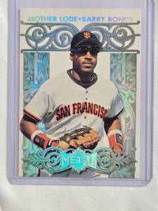lot 132 image: Barry Bonds 1996 FleerSkybox Metal Mother Lode #1 of 12 - San Francisco Giants