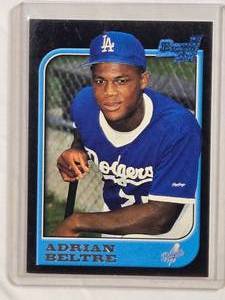 lot 134 image: Adrian Beltre 1997 1st Bowman #194 - Los Angeles Dodgers