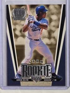 lot 140 image: Adrian Beltre Rookie 1998 Upper Deck Star Rookie #2 - Los Angeles Dodgers