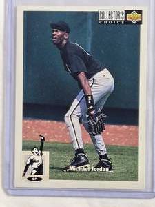 lot 143 image: Michael Jordan MLB Rookie 1994 Upper Deck Collectors Choice #23