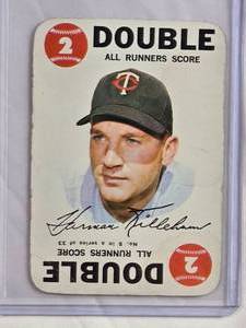 lot 155 image: Harmon Killebrew 1968 Topps Game Baseball Cards #5 Vintage Baseball Card