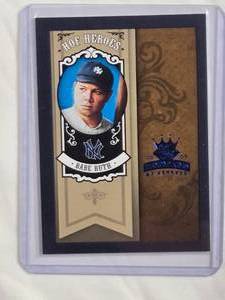 lot 196 image: Babe Ruth Hall of Fame Heroes 2005 Donruss #HH-23 Numbered 46100