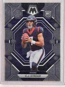 lot 244 image: C.J. Stroud Rookie 2023 Panini Mosaic #292 - Houston Texans
