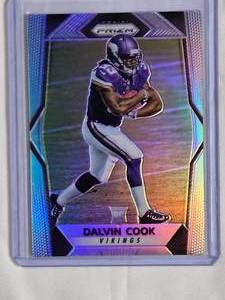 lot 250 image: Dalvin Cook Rookie 2017 Panini Prizm Refractor #231 - Minnesota Vikings