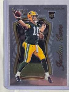 lot 257 image: Jordan Love Rookie 2020 Panini Select #SCR-11 - Green Bay Packers