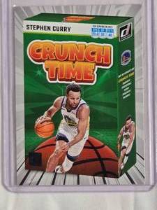 lot 294 image: Stephen Curry 2023-24 Panini Donruss #6 Crunch Time Insert - Golden State Warriors