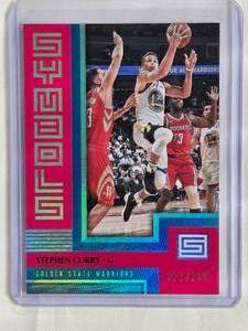 lot 297 image: Stephen Curry 2017-18 Panini Status Symbols Basketball #8 - Golden State Warriors