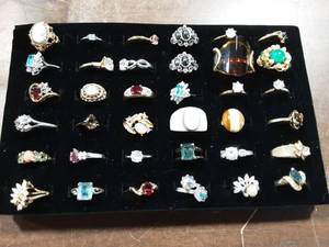 lot 36 image: 36-Assorted Rings