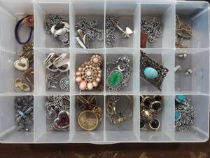 lot 47 image: Organizer Of Misc. Jewelry
