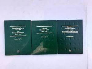 lot 75 image: 3-New Coin Book Folders Flying Eagles, Lincoln Memorials 1959-1998, Lincoln Memorials 1999-2008