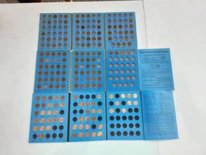 lot 78 image: 3-Lincoln Head Cents Coin Folders #1,2,3 Partials 1909-1974