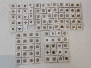lot 87 image: 5-Pages Of Mostly Buffalo Nickels & 4 V-Nickels (100 Pcs In All)