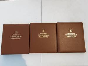 lot 94 image: 3-American Commemorative Stamp Issues Albums 1978-1980, 1980-1983,1981-1982