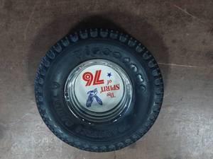 lot 24 image: 7 Firestone Transteel Radial Spirit Of 76 Ash Tray