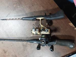lot 42 image: Zebco Rod With Daiwa GS-10X Reel & Daiwa Rod With Ryobi V-Mag 3 Reel