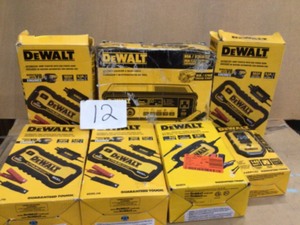 lot 12 image: Lot of assorted Dewalt Power Stations various models and conditions customer returns see pictures