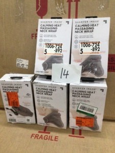 lot 14 image: Lot of Sharper Image Heating Wraps customer Returns see pictures