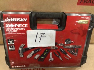 lot 17 image: Husky 100 pc Home Owner Kit customer Return See pictures