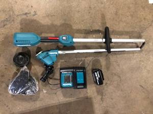 lot 45 image: Makita LXT 18V Lithium-Ion Brushless Cordless String Trimmer Kit customer return see pictures