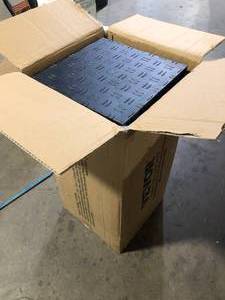 lot 48 image: VEVOR Garage Tiles 12 in. W x 12 in. L Garage Floor Covering 50 sq. ft. Tiles Texture 0.53 in. Thickness Flooring Tiles customer return see pictures