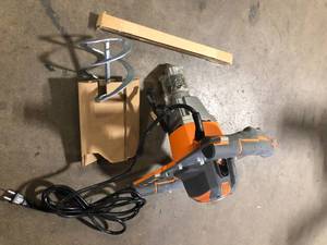 lot 49 image: Ridgid Single-Paddle Mixer customer return see pictures