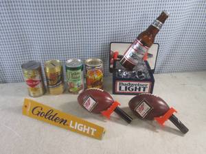 lot 43 image: (CS) 3 Beer Tap Handles 2 Miller Hi...