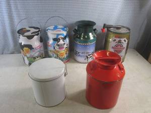 lot 47 image: (EW3) Misc Metal Tin Cans - Tallest...