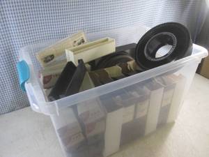 lot 74 image: (F-1) Tote Full of Assorted Vintage...