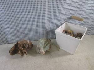 lot 78 image: (BSB) Ceramic Bucket Full of Assort...