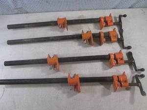 lot 129 image: (BS) 4 - 24 Bar Clamps...