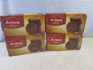 lot 210 image: (B-2) 4 Boxes of Archway Chocolate ...