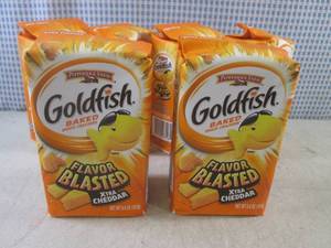 lot 219 image: (B-1) 6 Bags of Goldfish Baked Snac...